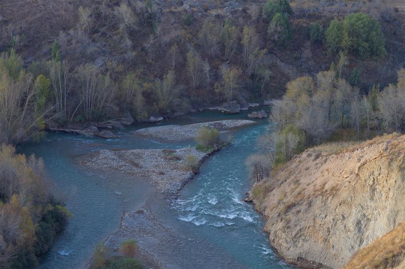 река Чаткал в районе села Каныш-Кия